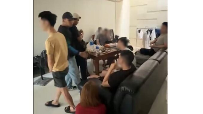 Penggerebekan markas sindikat judol di Kuta - IST